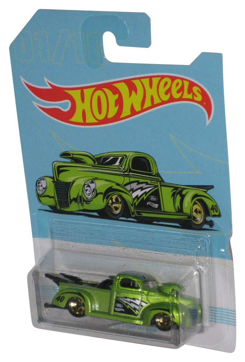 Hot Wheels (2017) Green '40 Ford Pickup Toy Car #1/10