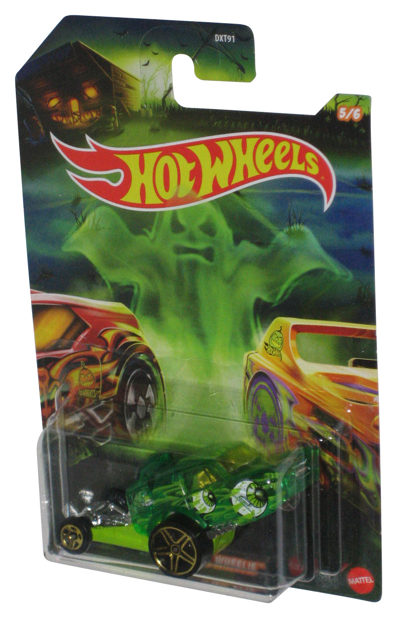 Hot Wheels HW Poppa Wheelie (2019) Halloween Green Toy Car #5/6