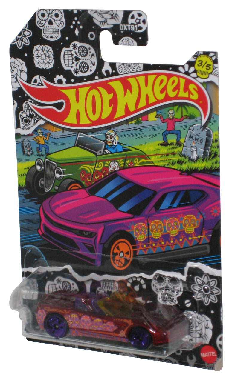 Hot Wheels Purple '16 Camaro SS (2020) Mattel Halloween Toy Car 5/5