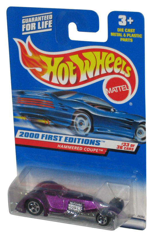 Hot Wheels 2000 First Editions 33/36 (1999) Hammered Coupe Purple Toy Car #093