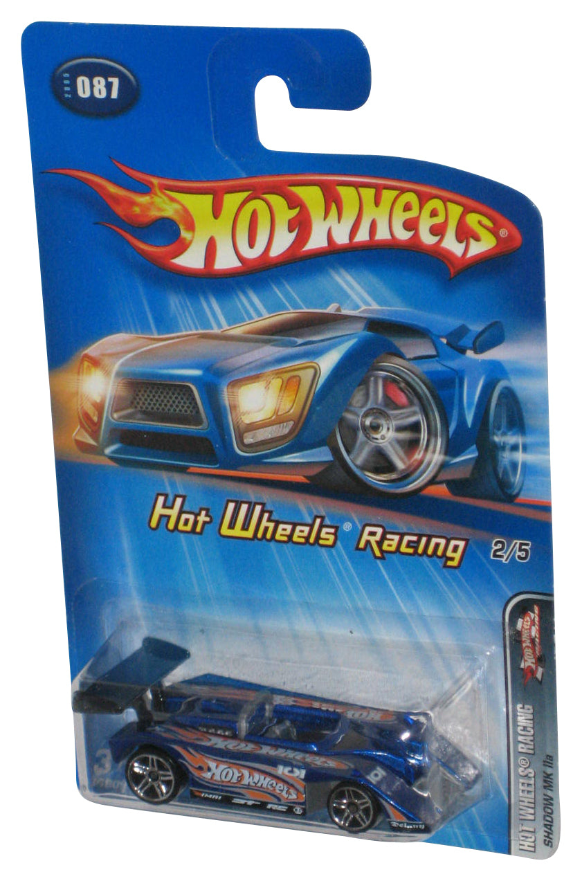 Hot Wheels Racing (2004) Blue Shadow MK Lla 2/5 Die-Cast Toy Car #087