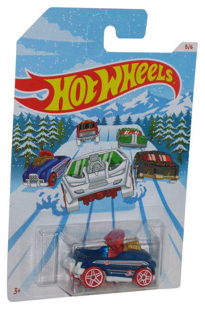 Hot Wheels Blue Pedal Driver Holiday Winter Snow (2020) Die-Cast Toy Car #5/6