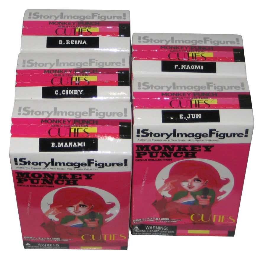 Monkey Punch Girls Cuties Collection Story Image Yamato Figure Set - (5 Figures)