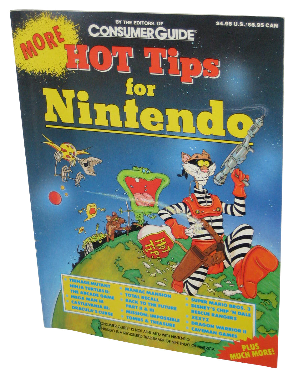 Hot Tips For Nintendo (1992) Consumer Guide Book