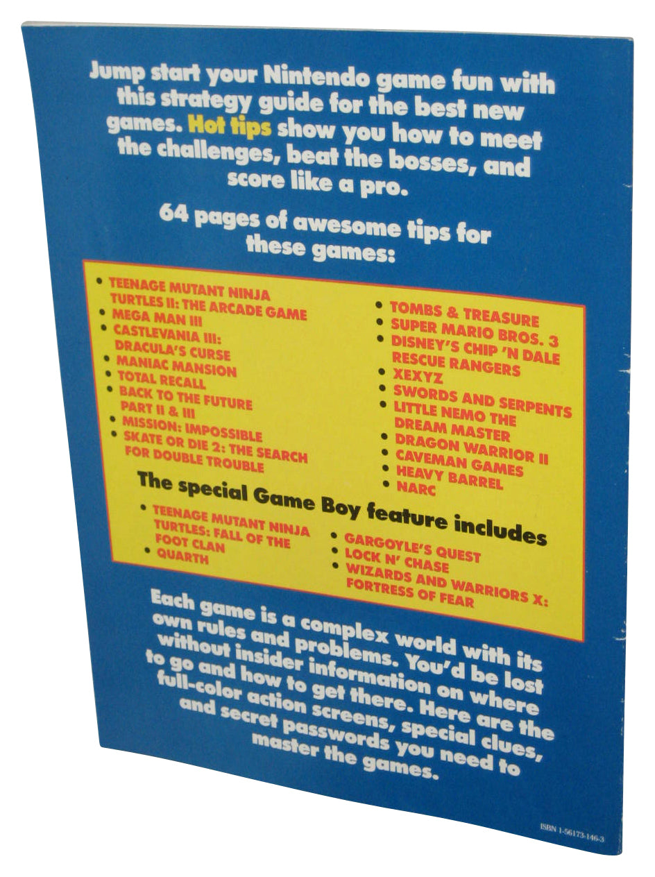 Hot Tips For Nintendo (1992) Consumer Guide Book