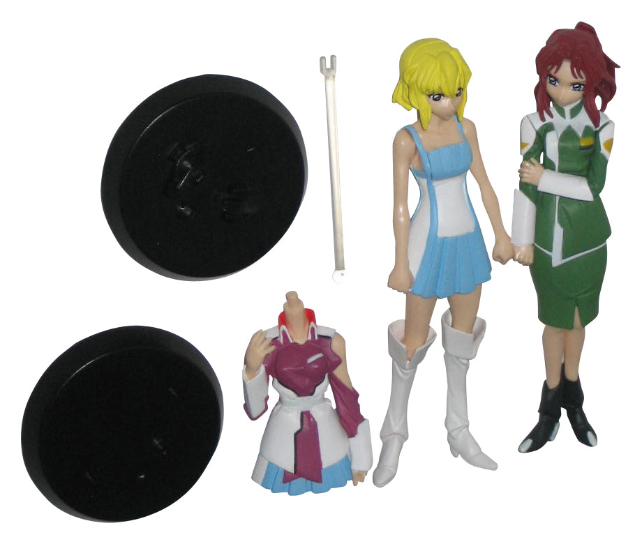 Gundam Seed Destiny Stella & Flay Heroines 3 Trading Figure Lot - (2 Figures)