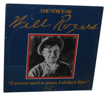The Voice of Will Rogers (1973) LP Vinyl Record