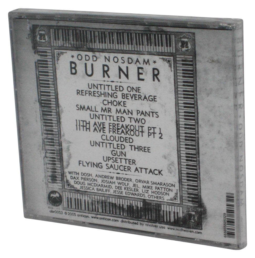 Odd Nosdam Burner (2005) Audio Music CD -