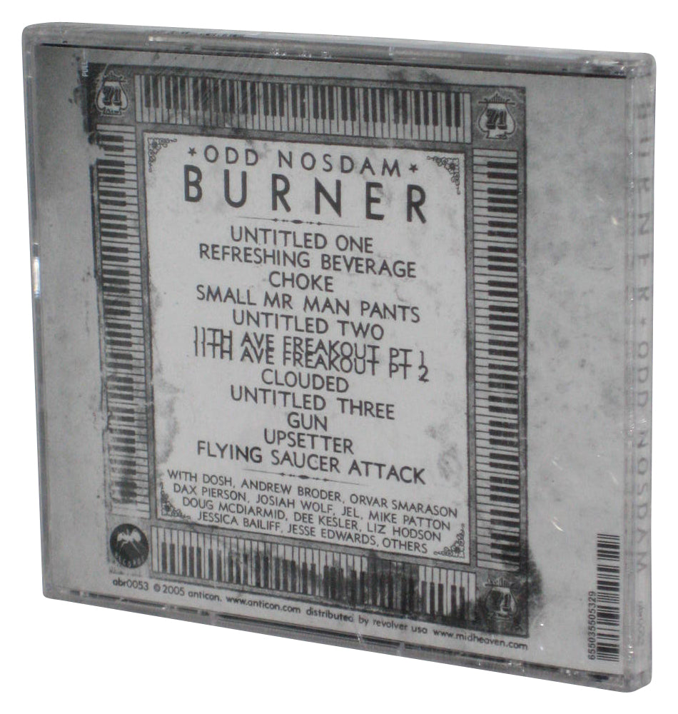 Odd Nosdam Burner (2005) Audio Music CD