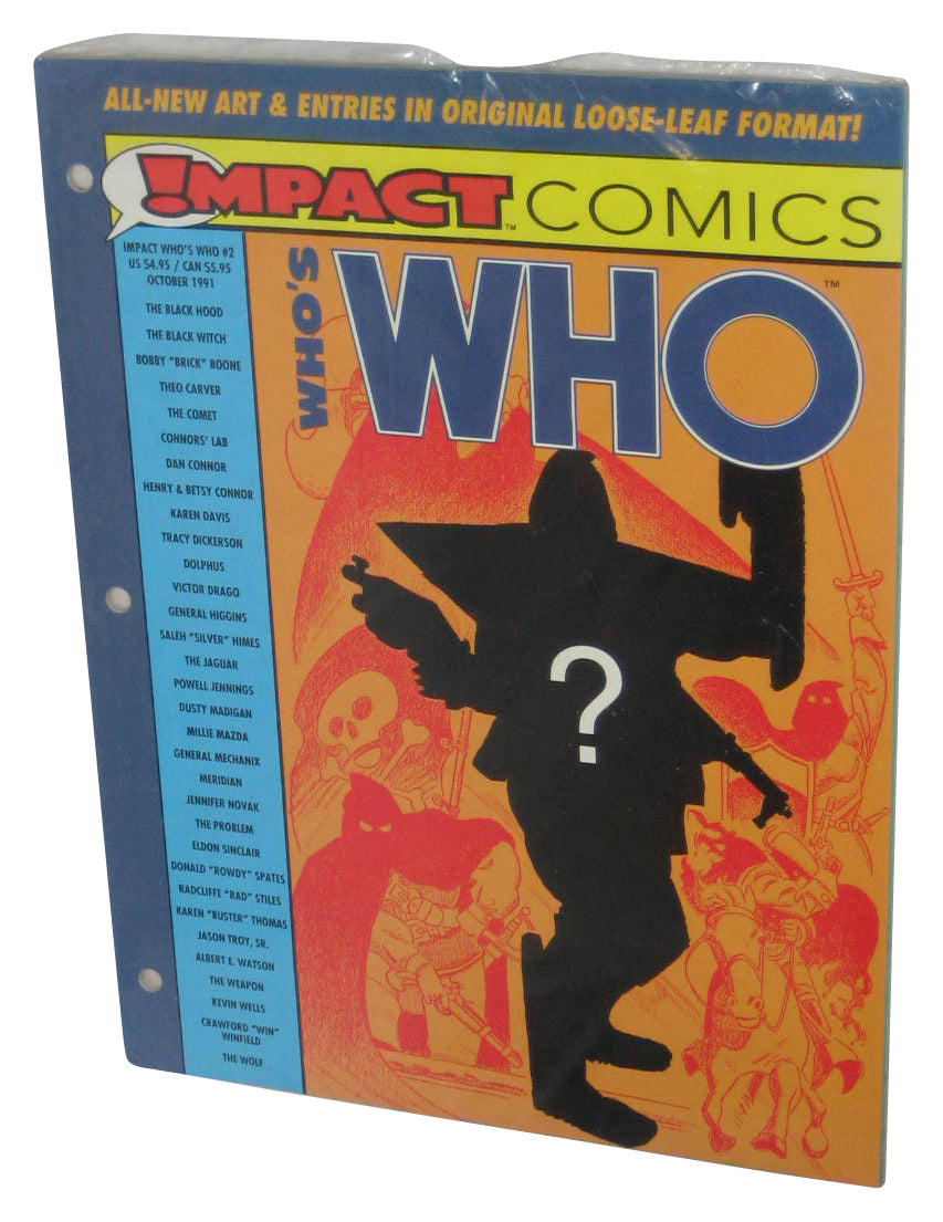 Impact Comics Who's Who (1991) Original Loose-Leaf Format Book