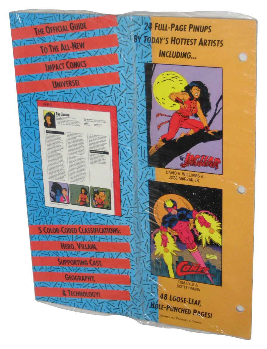 Impact Comics Who's Who (1991) Original Loose-Leaf Format Book