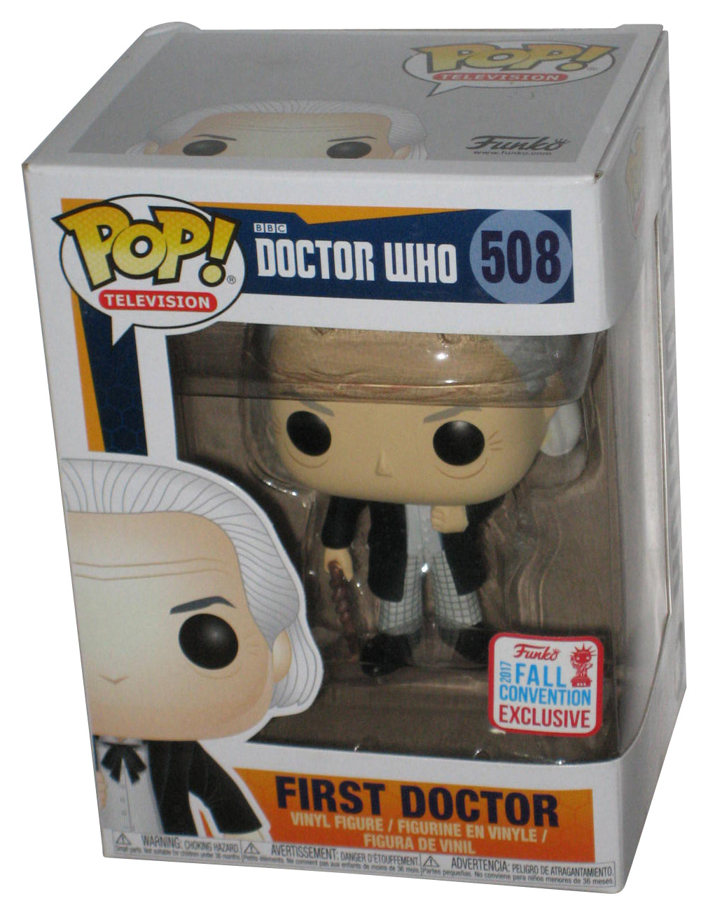 Doctor Who First Doctor Funko POP! Vinyl Figure 508 - (2017 Fall Convention Exclusive)