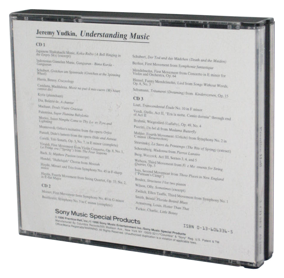 Jeremy Yudkin Student's Compact Disc Collection Understanding Music CD Set - (3CDs)