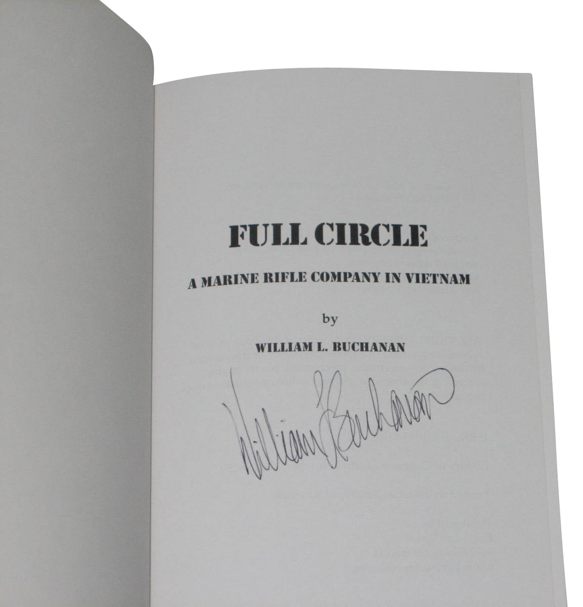 Full Circle: A Marine Rifle Company In Vietnam Paperback Book - (William L. Buchanan)