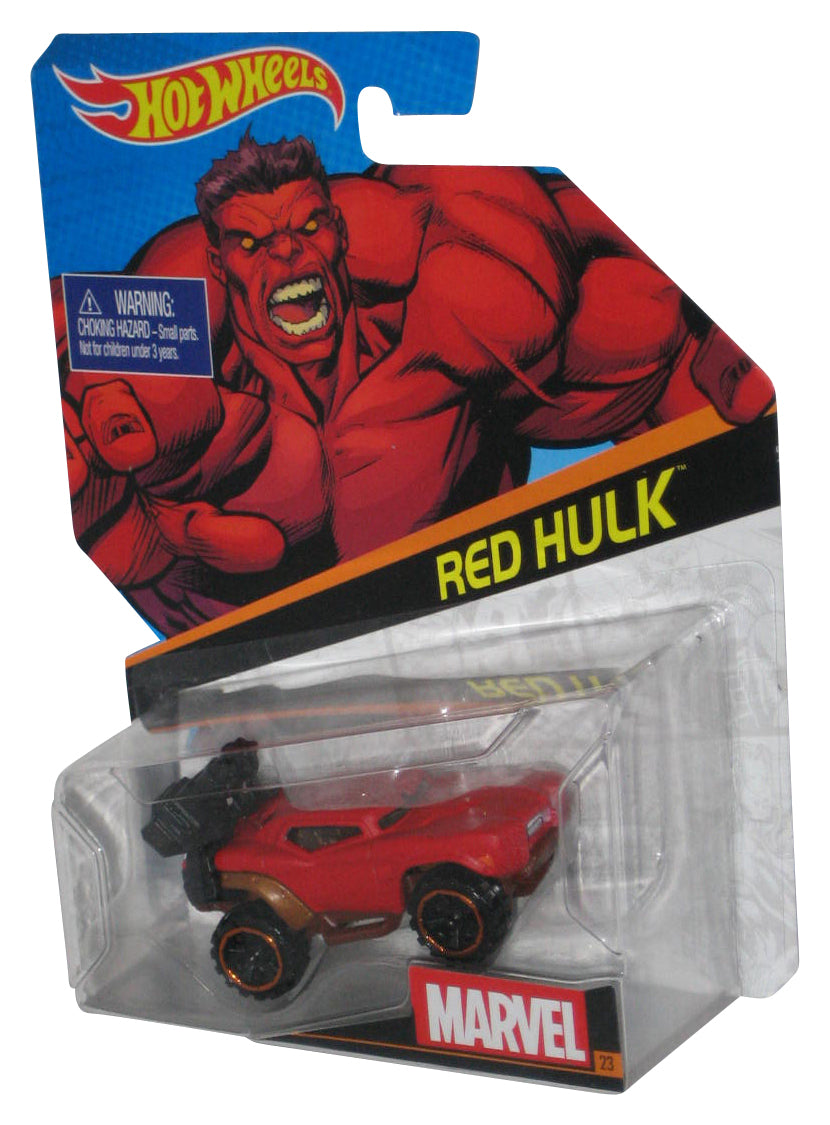 Marvel Comics Red Hulk (2014) Hot Wheels Toy Car #23