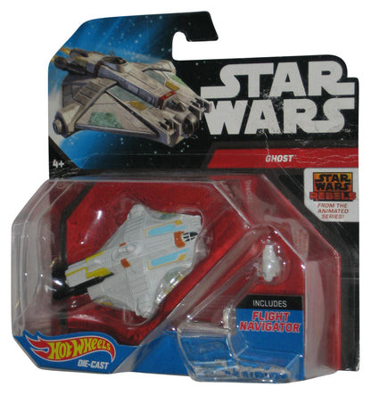Star Wars Hot Wheels (2014) Ghost Die-Cast Mattel Starship Vehicle Toy - (Card Wear)