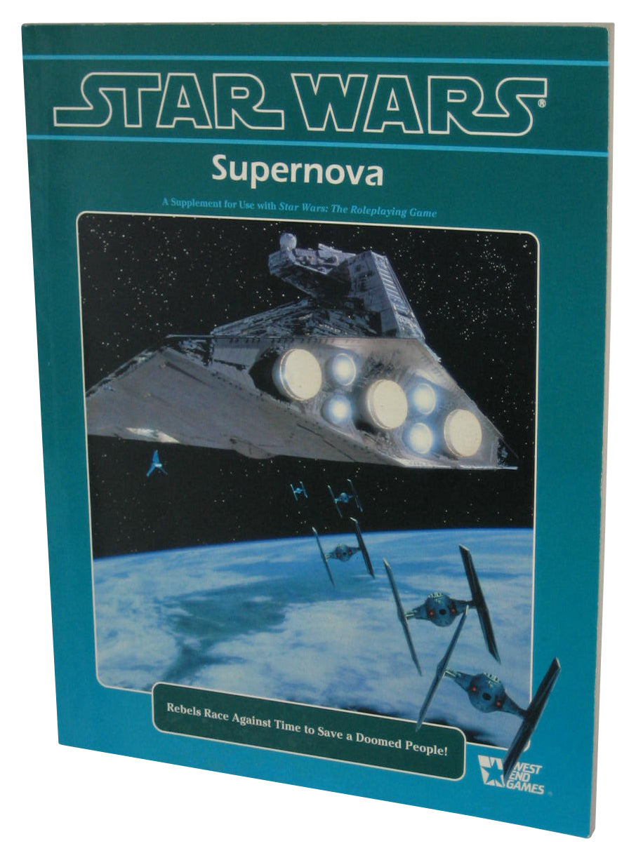 Star Wars RPG Supernova (1993) West End Games Paperback Book - (Steven H. Lorenz)