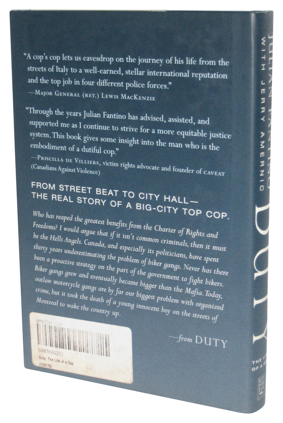 Duty: The Life of a Cop (2007) Hardcover Book