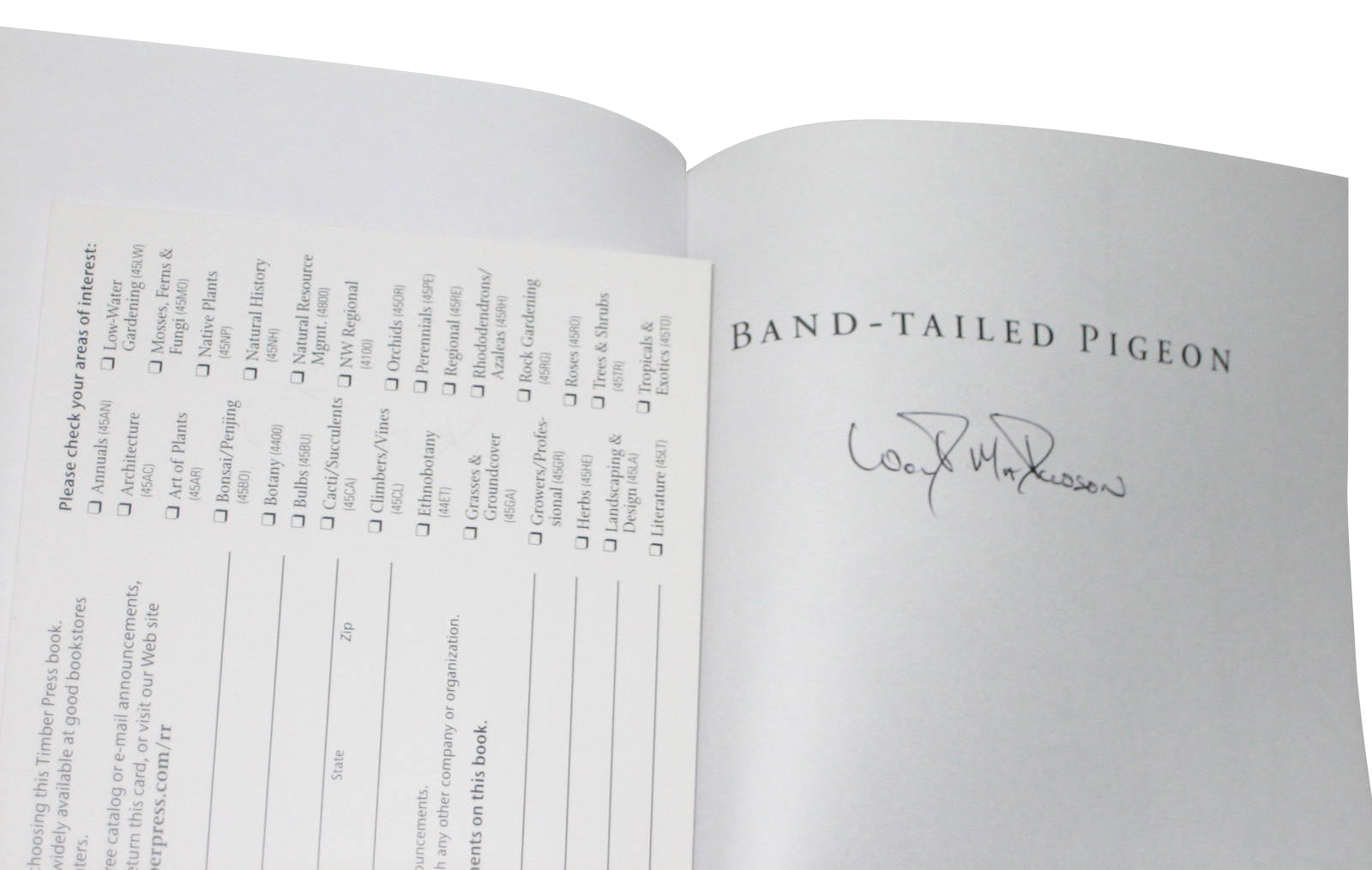 Band-Tailed Pigeons (2005) Paperback Book - (Wilderness Bird At Risk)