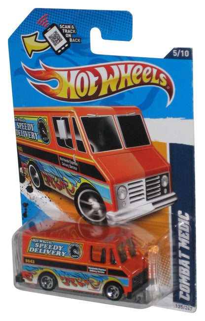 Hot Wheels HW City Works '12 Orange Speed Delivery Combat Medic 5/10 Toy Bike #135/247