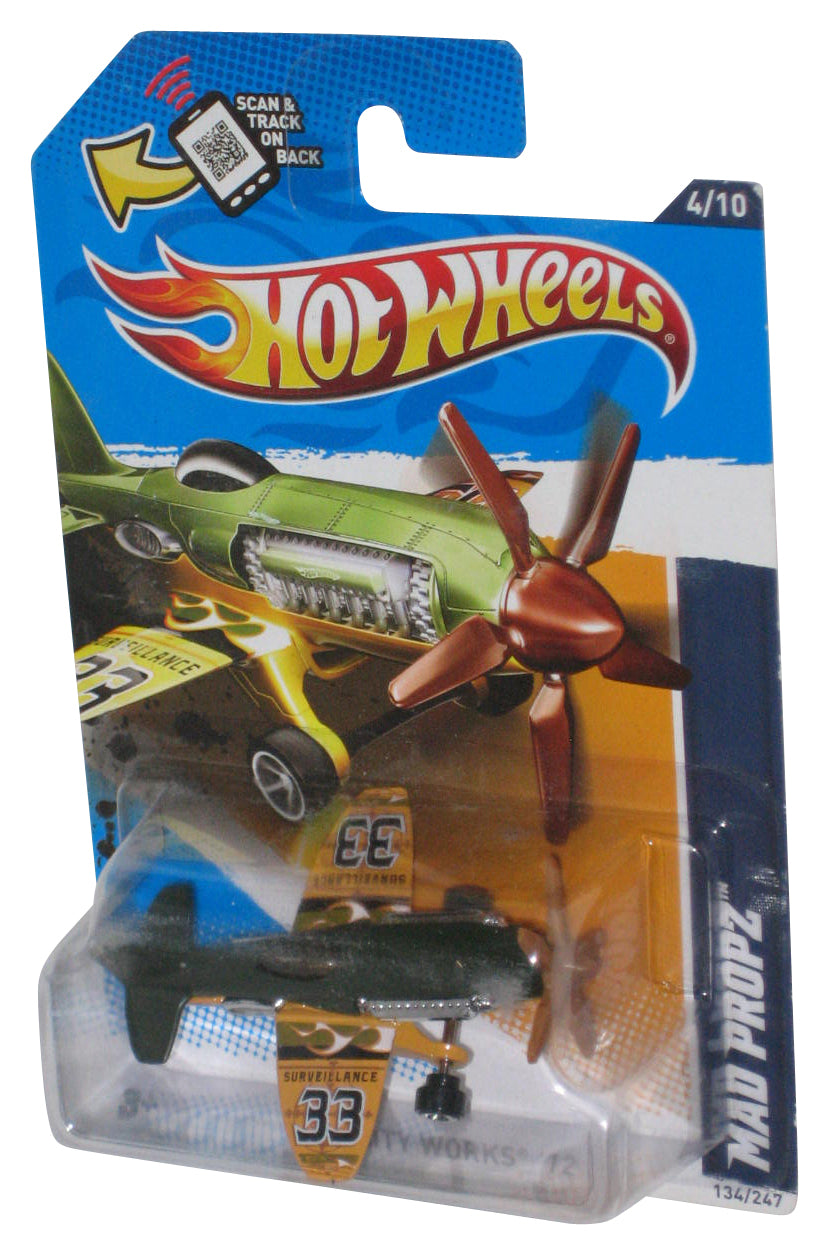 Hot Wheels HW City Works '12 Mad Propz 4/10 Toy Plane #134/247