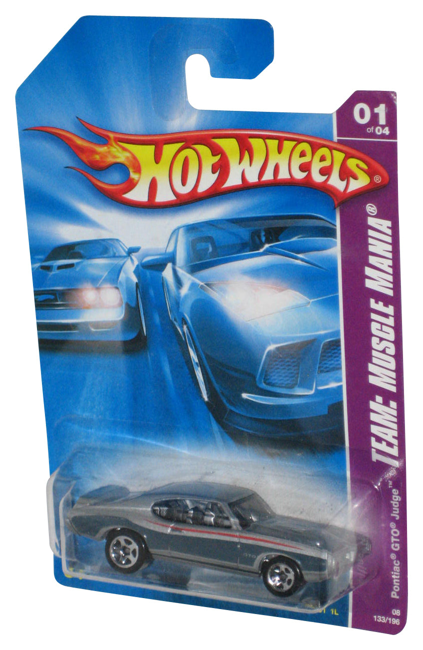 Hot Wheels Team Muscle 01/04 Mania Pontiac GTO Judge Toy Car 133/196