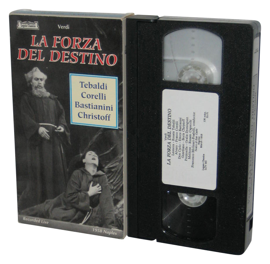 La Forza Del Destino (Live Performance 1958 Naples) Verdi VHS Tape