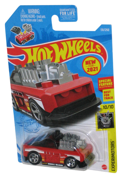 Hot Wheels Experimotors 10/10 Red Custom Small Block Toy Car #131/250