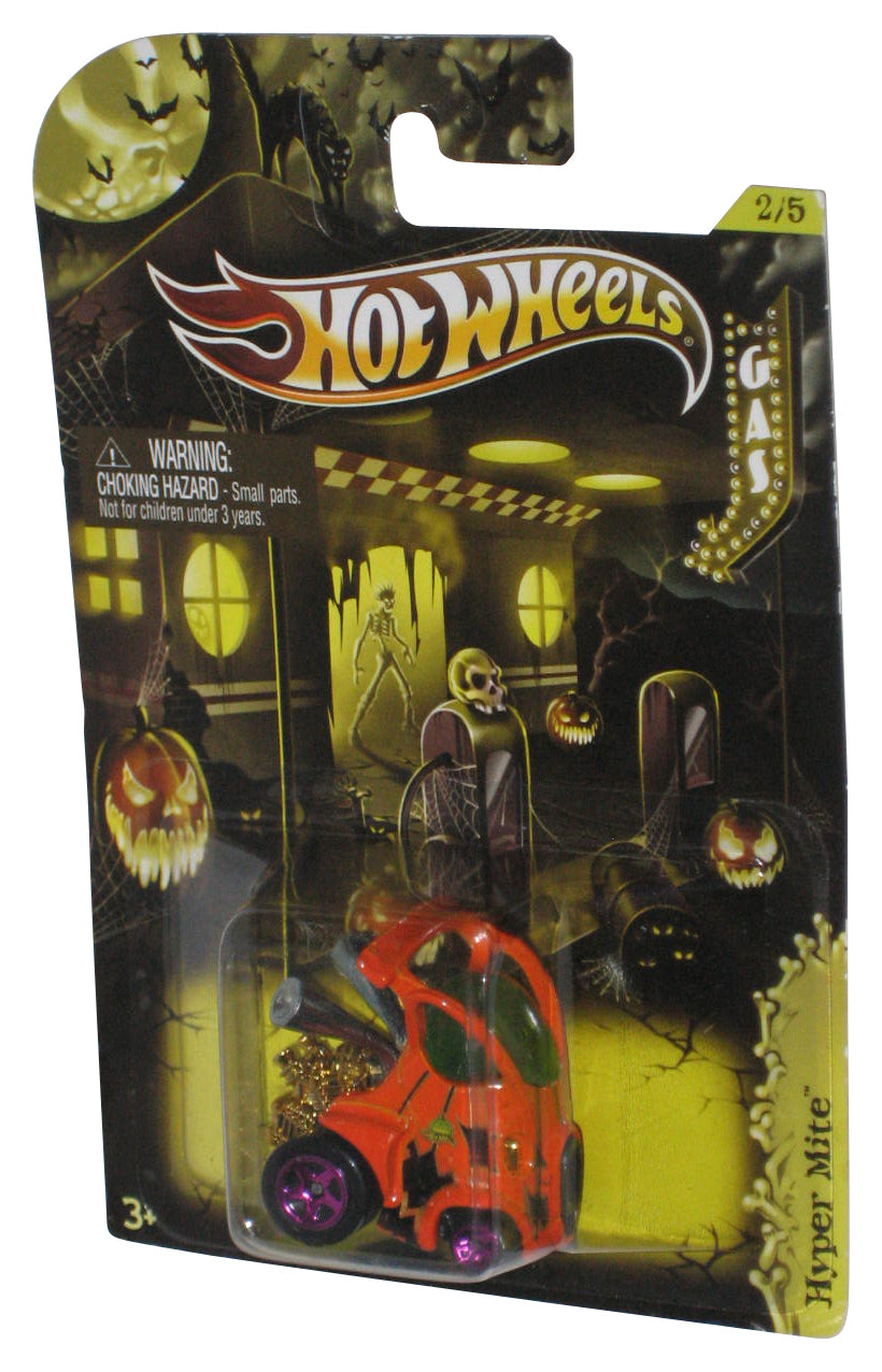 Hot Wheels Hyper Mite (2012) Halloween Orange Toy Car #2/5