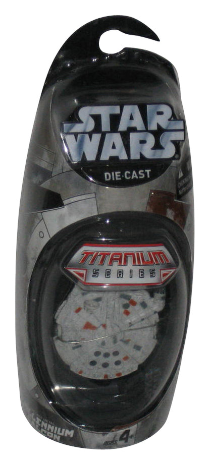 Star Wars Titanium Series (2004) Millenium Falcon Die-Cast Toy Vehicle