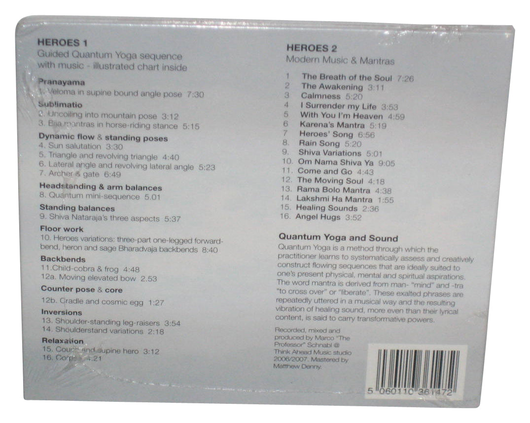 Lara Baumann Heroes Quantum Method of Yoga Music CD - (2 CDs)