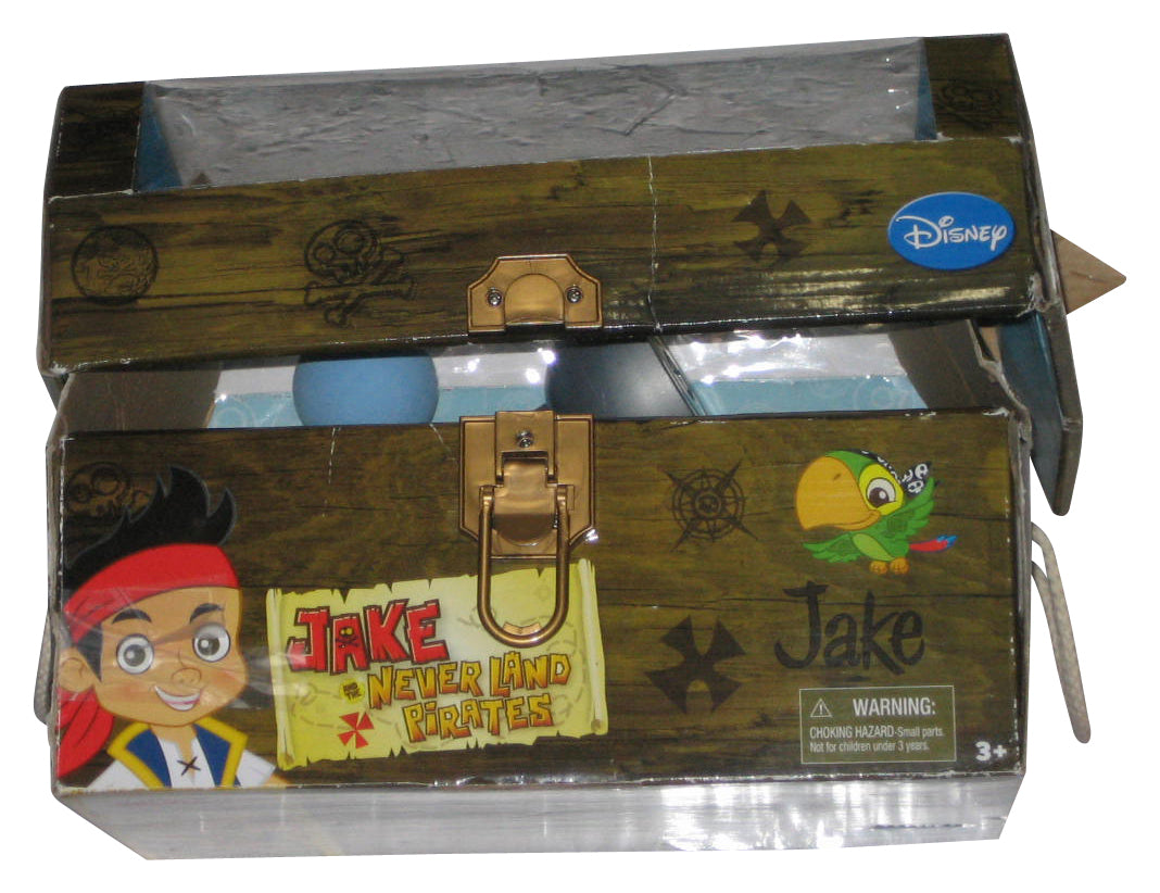 Jake And The Neverland Pirates Treasure Chest Trunk Accessories Lot