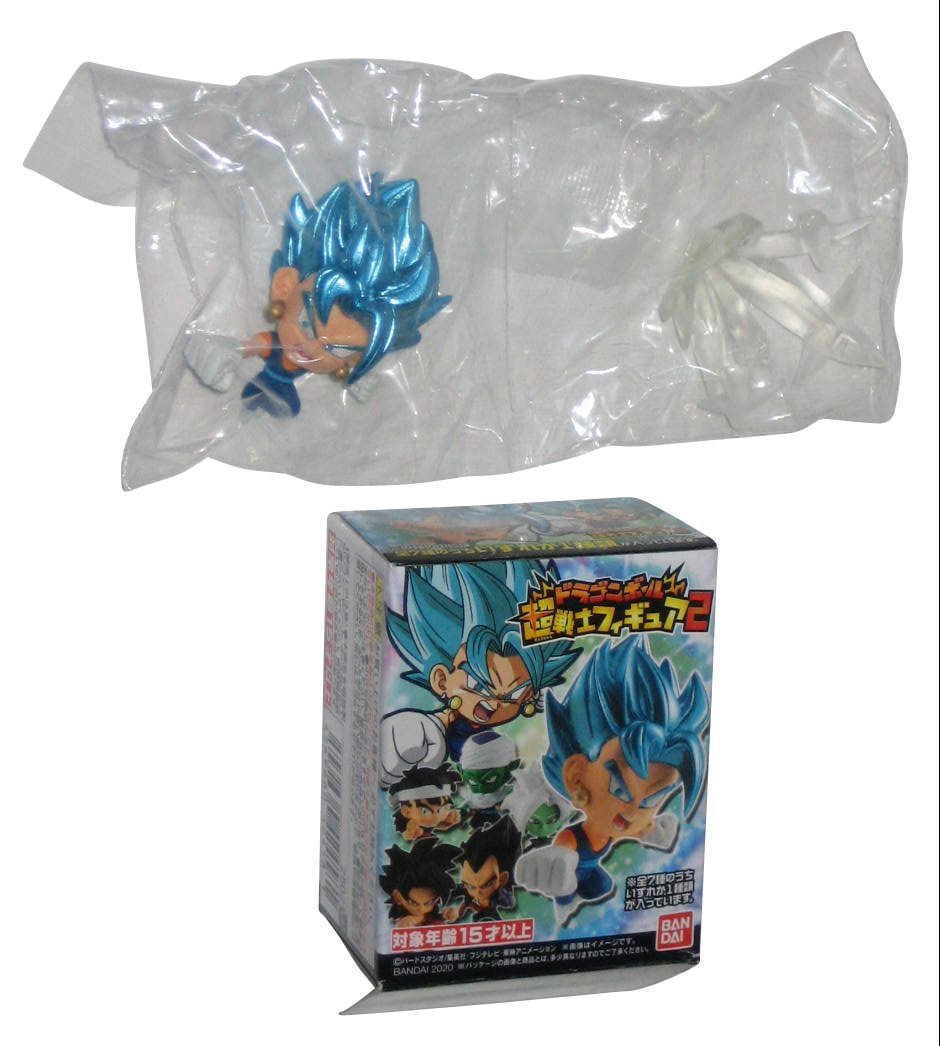 Dragon Ball Super Warriors 2 (2020) Bandai Shokugan Super Saiyan God Super Saiyan Vegito Mini Figure
