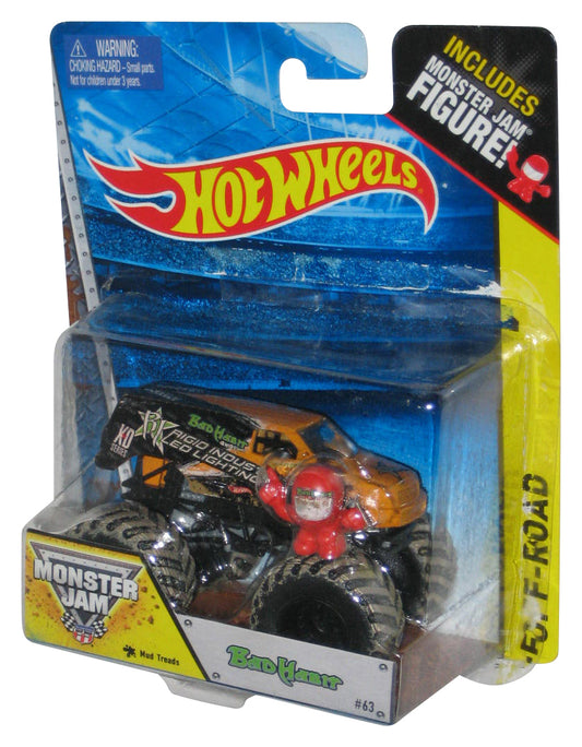 Monster Jam Bad Habit Off-Road (2013) Toy Car w/ Red Mini Figure #63 - (Plastic Loose From Blister Card)