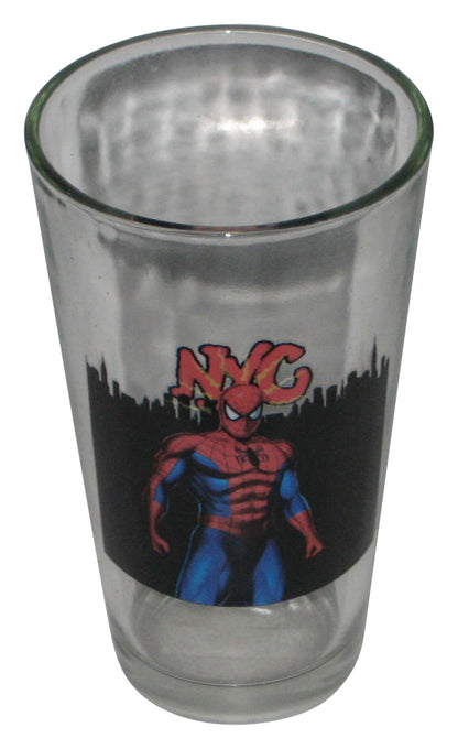 Marvel Spider-Man NYC Silver Buffalo Pint Glass