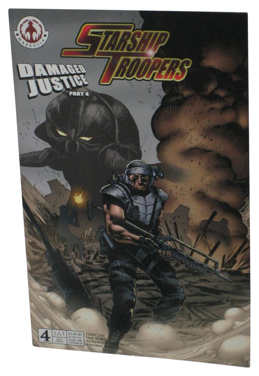 Starship Troopers Damaged Justice Part #4 Variant Cover Markosia Comic Book