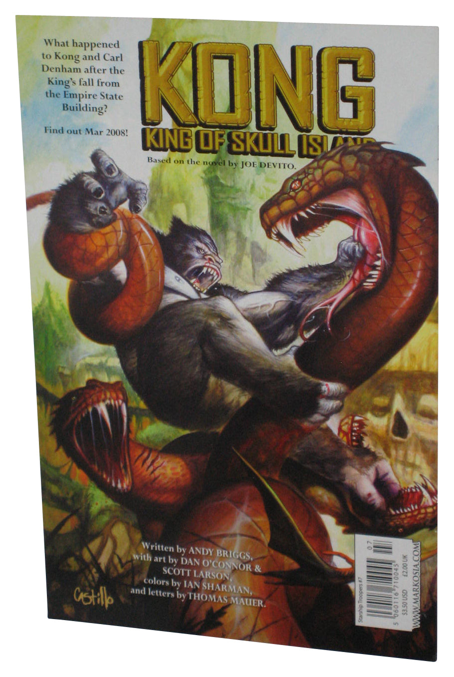 Starship Troopers No. 7 Bad Blood Part 3 Markosia Comic Book