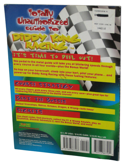 Diddy Kong Racing Totally Unauthorized Official Brady Games Strategy Guide Book