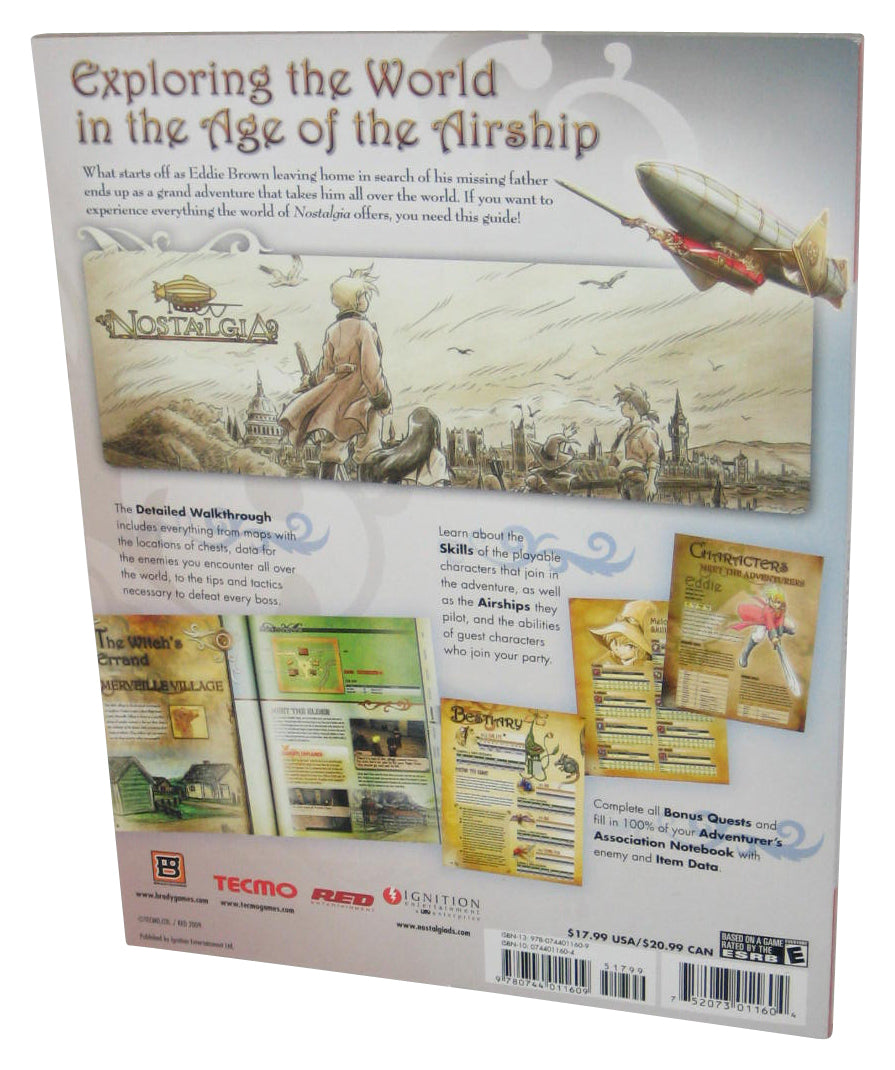 Nostalgia Brady Games Official Strategy Guide Book