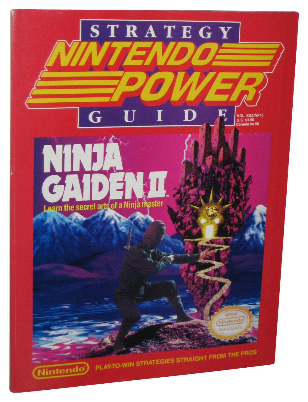 Nintendo Power Ninja Gaiden II NES Official Strategy Guide Book