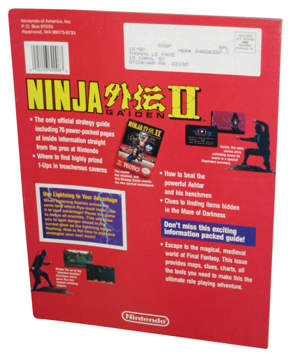 Nintendo Power Ninja Gaiden II NES Official Strategy Guide Book