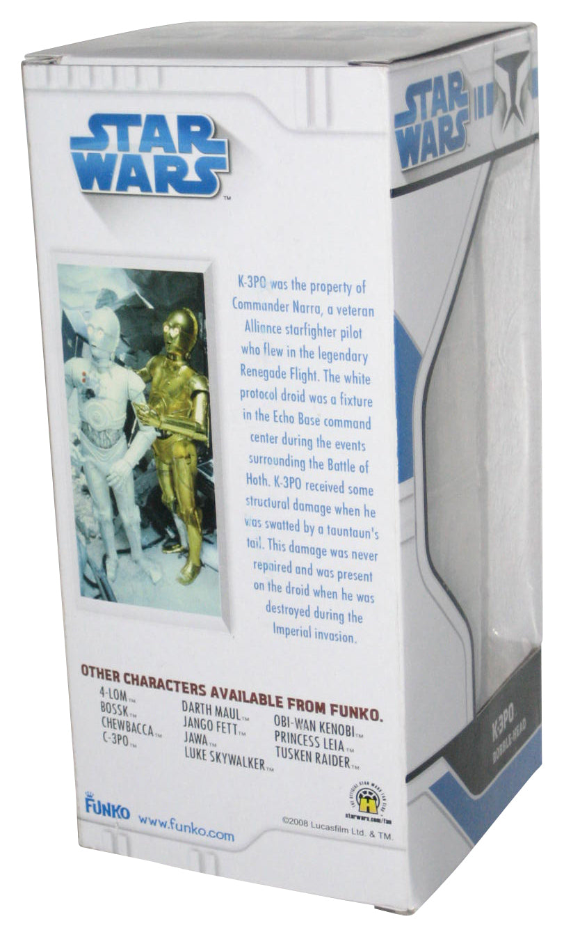 Star Wars K-3PO Droid Funko (2008) Wacky Wobbler Bobblehead Figure - (Holiday Exclusive)