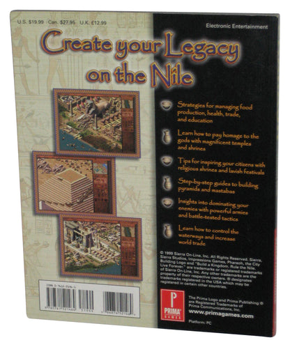 Pharaoh (1999) Prima Games Official Strategy Guide Book