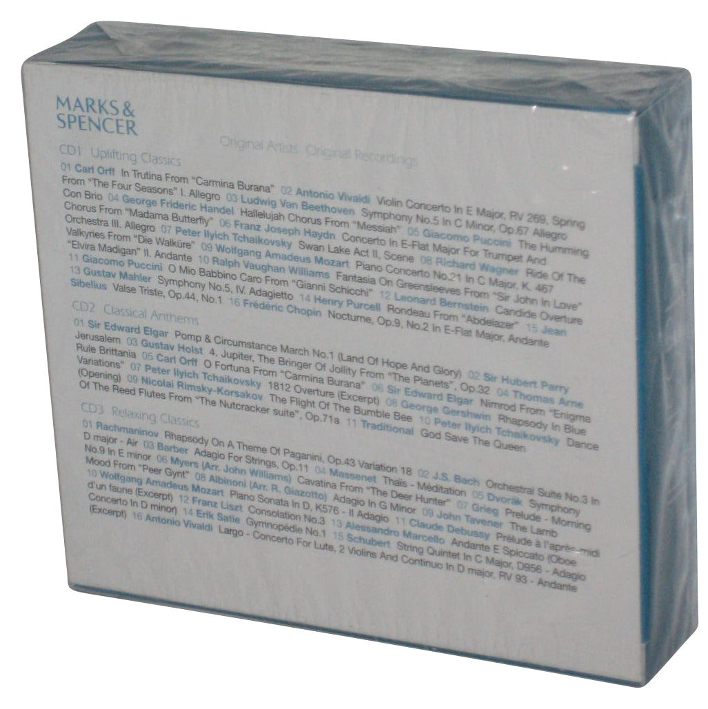 Marks & Spencer Classical Pure Symphonic Heaven Audio Music 3CD Box Set