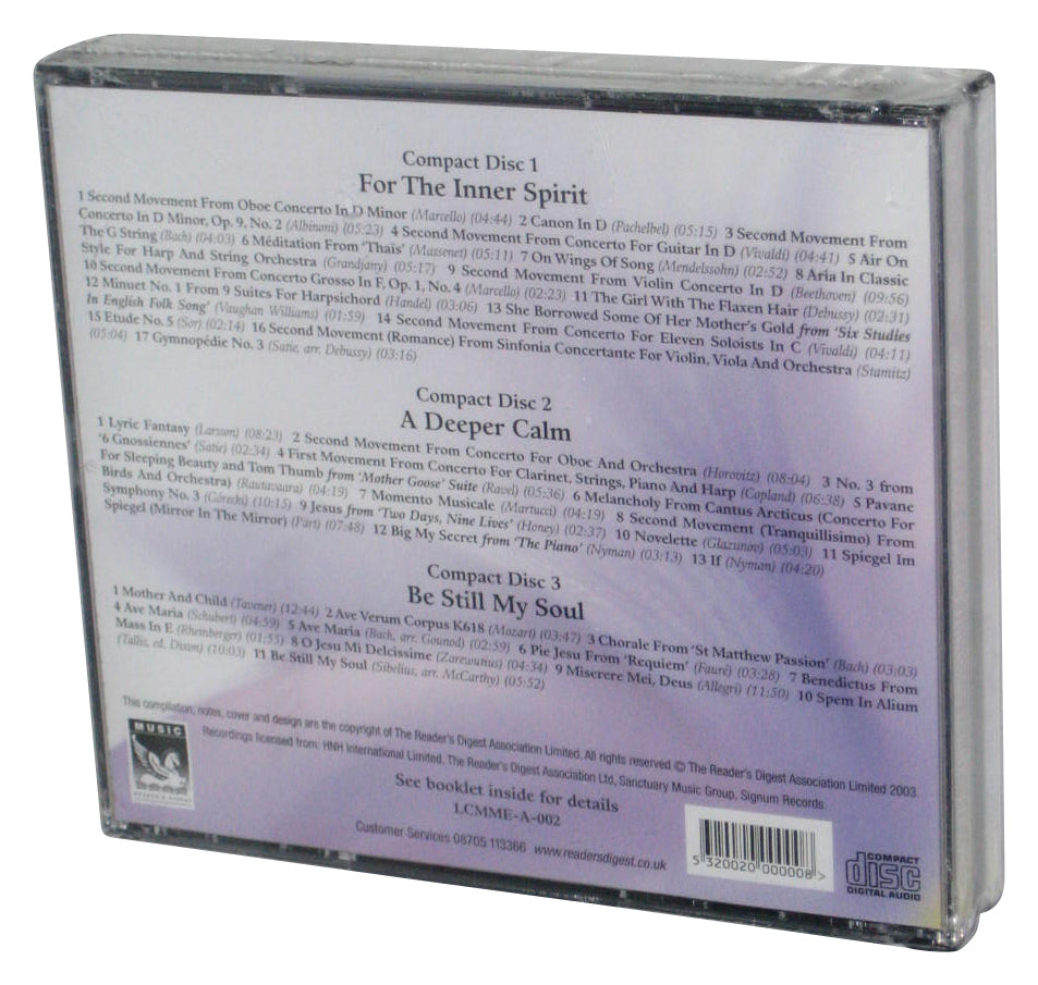 Reader's Digest Meditation: Classics For Every Mood (2003) Audio Music 3CD Box Set
