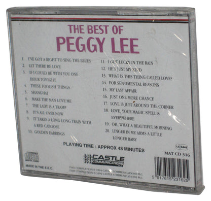 Let There Be Love The Best of Peggy Lee (1994) Audio Music CD