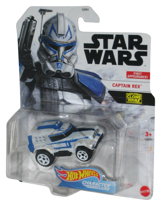 Star Wars Captain Rex First Appearance (2019) Hot Wheels Character Cars Toy - (Cracked Plastic)