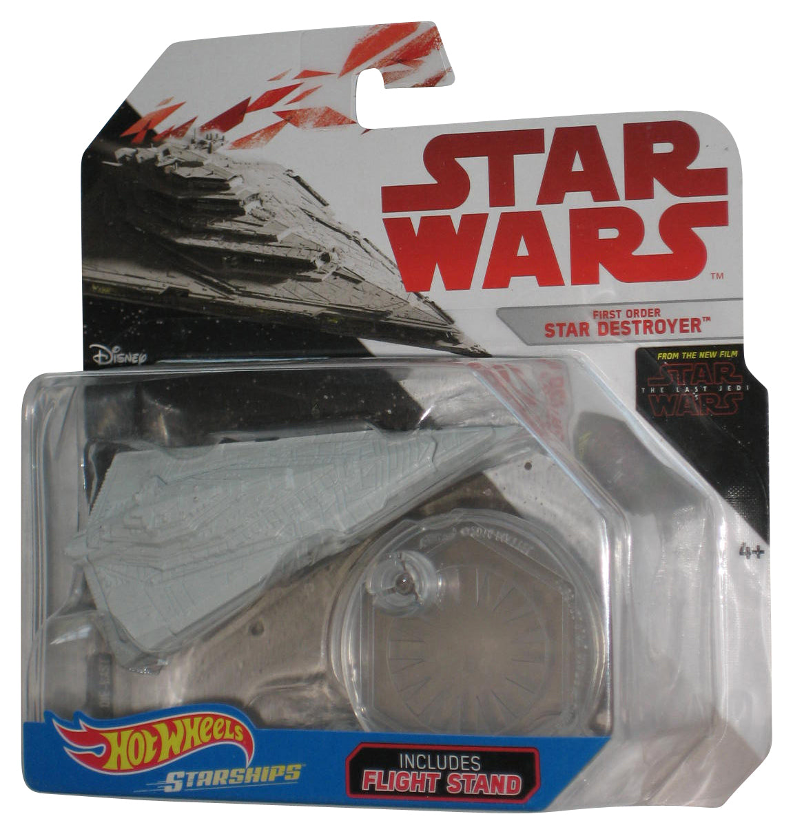 Star Wars Hot Wheels (2016) First Order Star Destroyer Starship Toy - (Minor Wear)