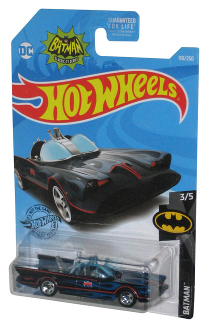 DC Hot Wheels Batman TV Series Batmobile 3/5 Blue Toy Car 118/250