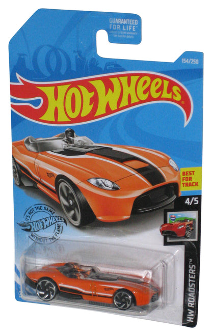 Hot Wheels Rrroadster (2017) HW Roadsters 4/5 Orange Toy Car 154/250